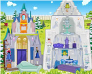 Frozen ice castle doll house berendezs jtkok ingyen