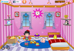 Pink sleeping room decor online játék