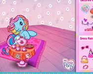 Rainbow dashs glamorous tea party berendezõs játékok ingyen